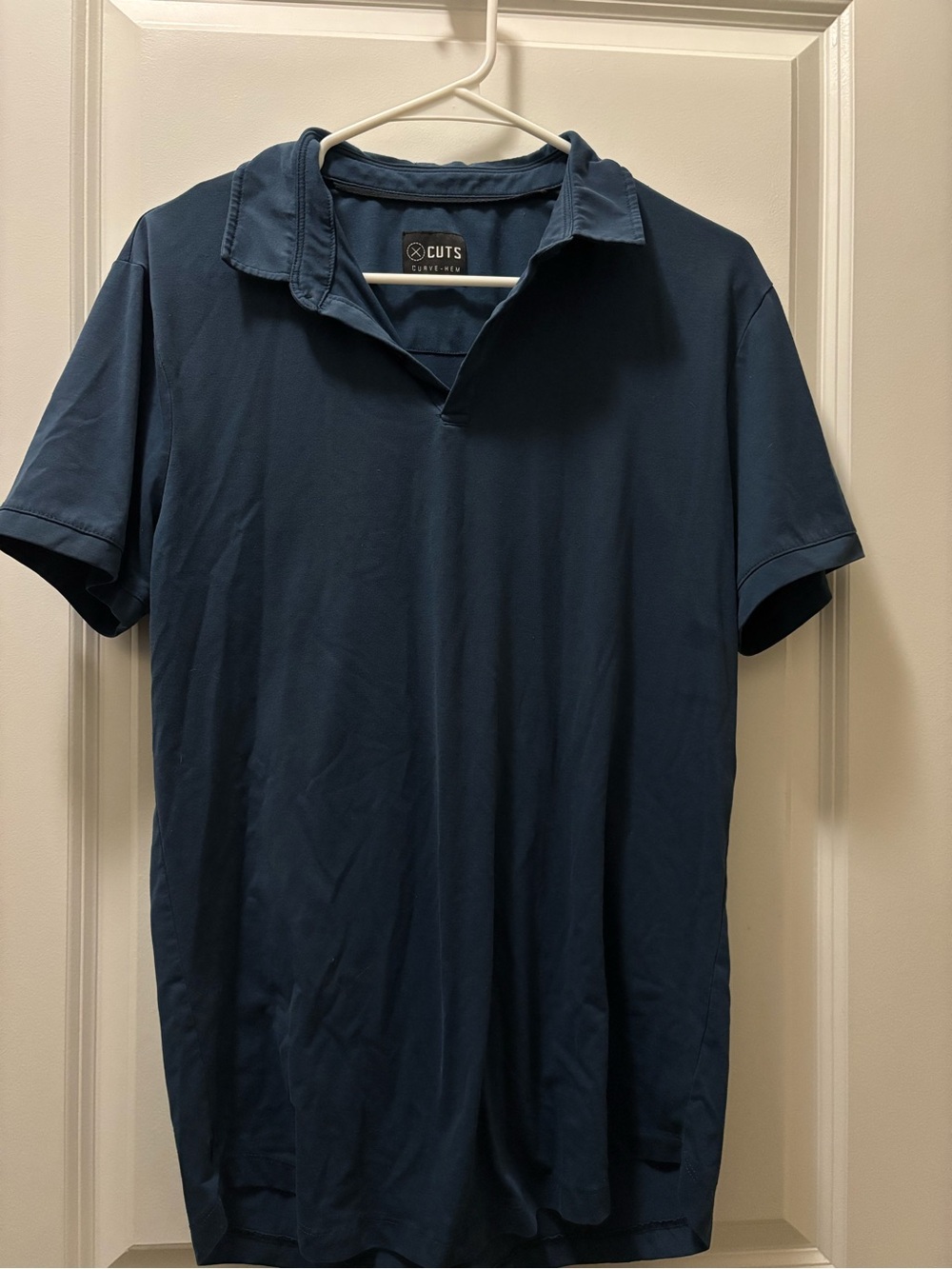 Navy Short-Sleeve Polo Shirt
